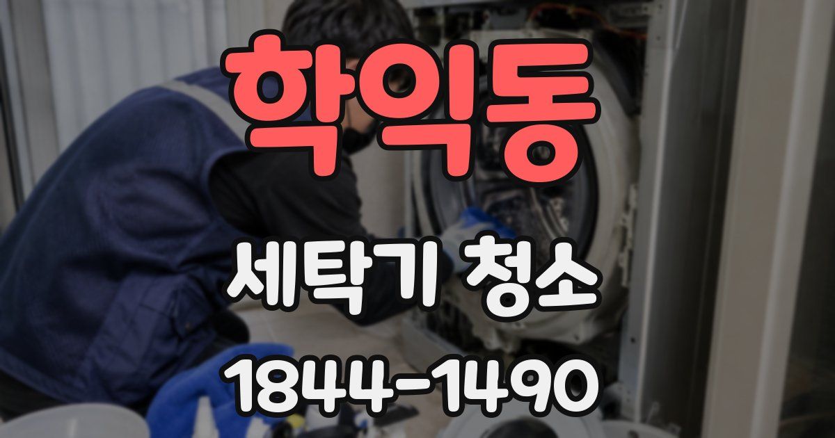 학익동 세탁기 청소