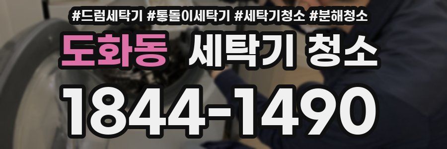 도화동 세탁기 청소