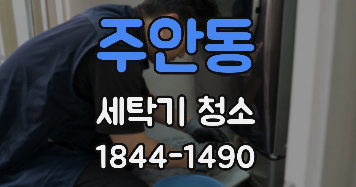 주안동 세탁기 청소