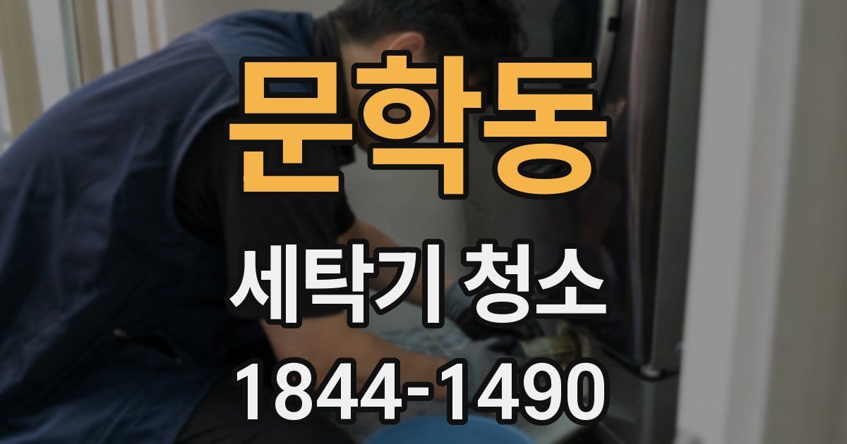 문학동 세탁기 청소