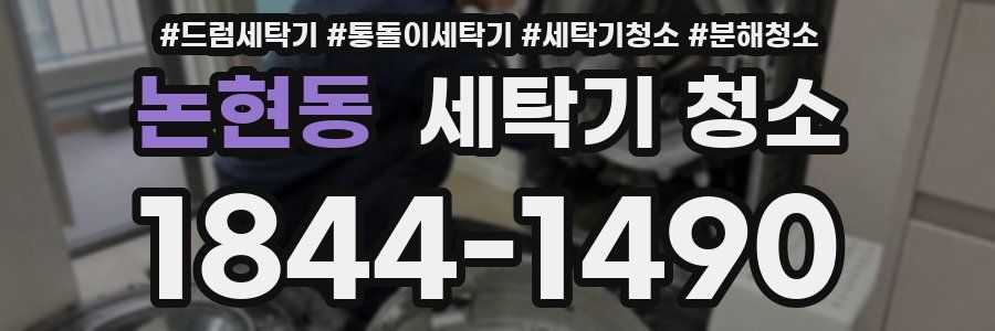 논현동 세탁기 청소