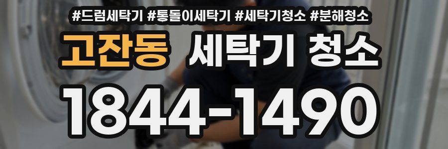 고잔동 세탁기 청소