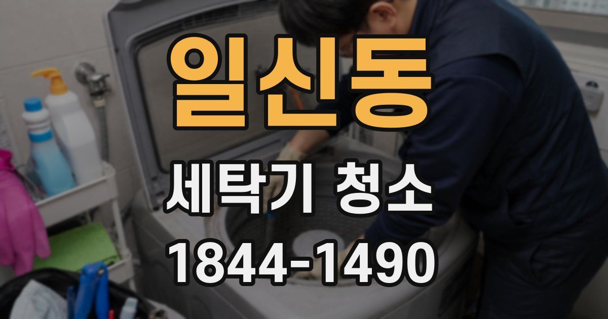 일신동 세탁기 청소