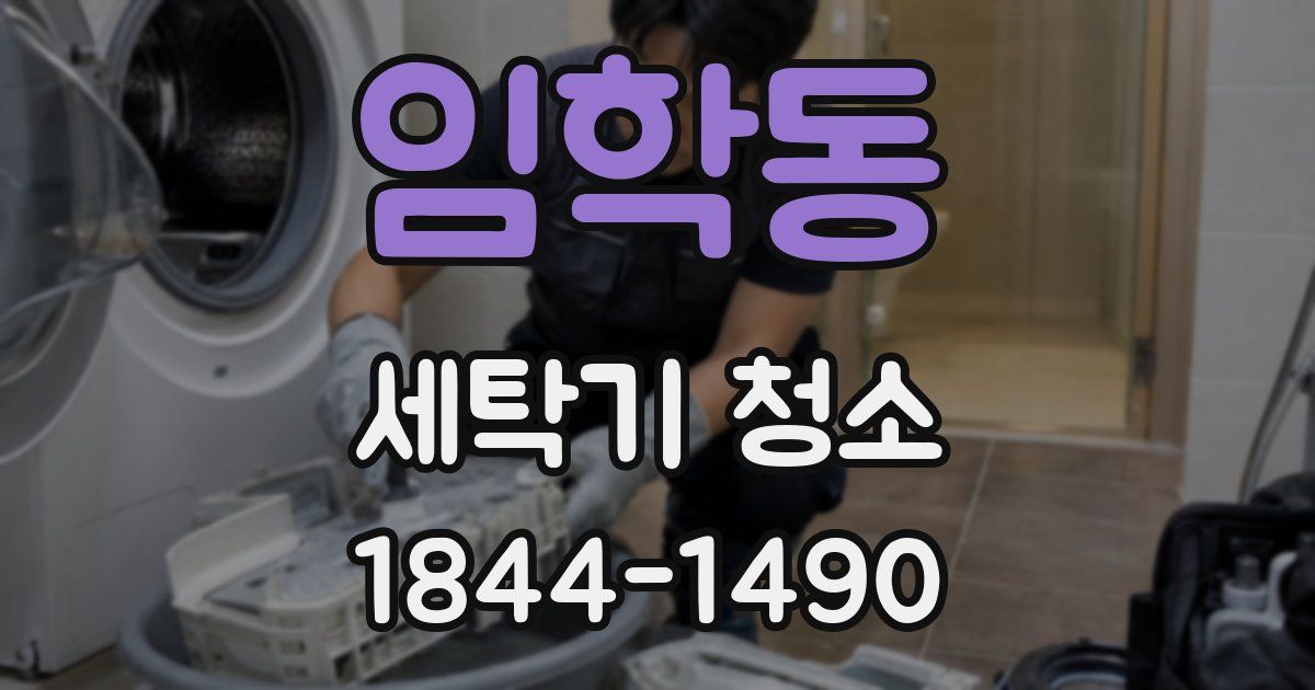 임학동 세탁기 청소