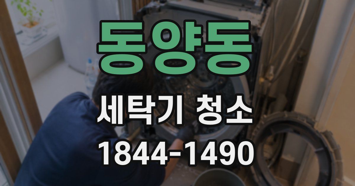동양동 세탁기 청소