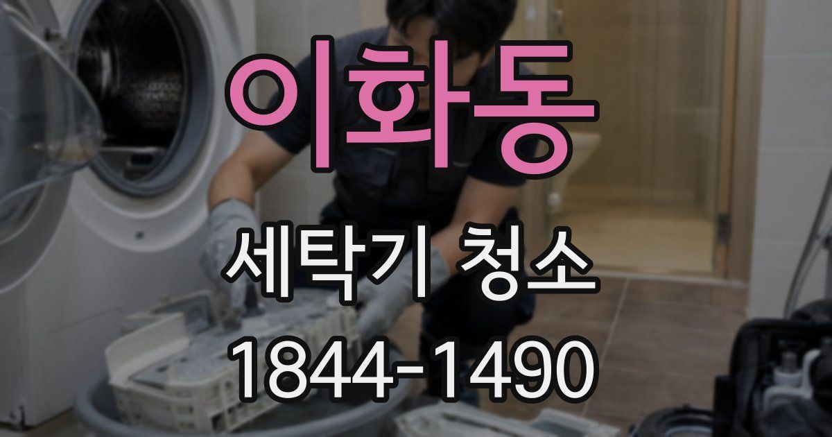 이화동 세탁기 청소