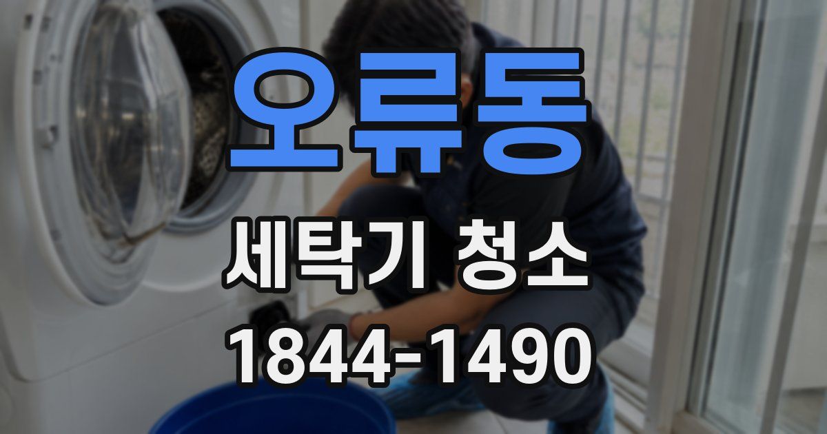 오류동 세탁기 청소