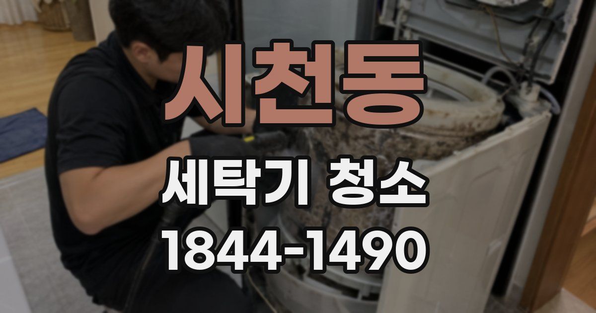 시천동 세탁기 청소