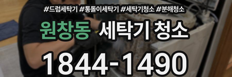 원창동 세탁기 청소