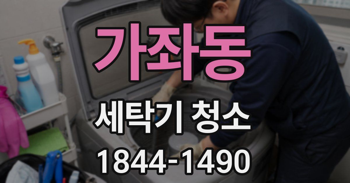 가좌동 세탁기 청소