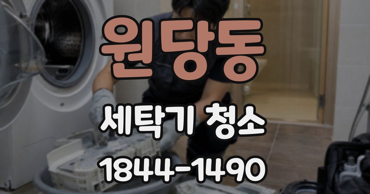 원당동 세탁기 청소