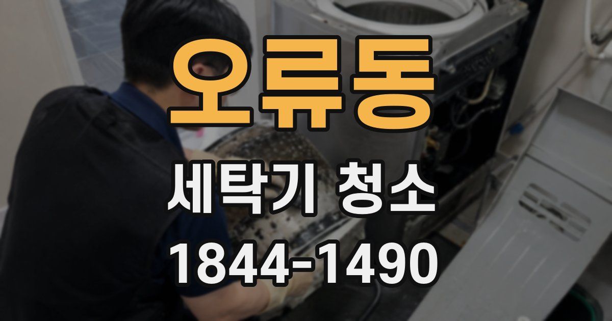 오류동 세탁기 청소