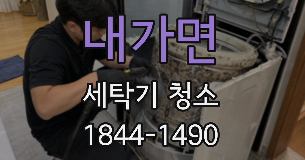 내가면 세탁기 청소