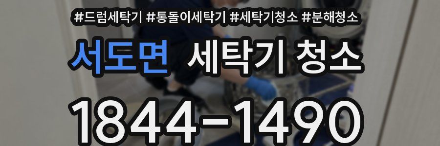서도면 세탁기 청소