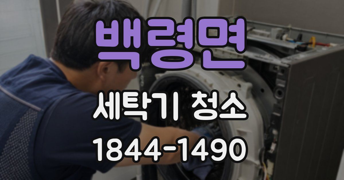 백령면 세탁기 청소