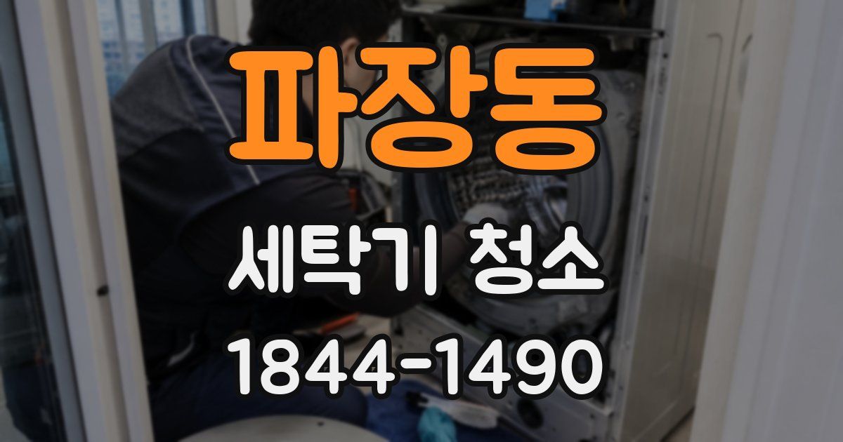 파장동 세탁기 청소