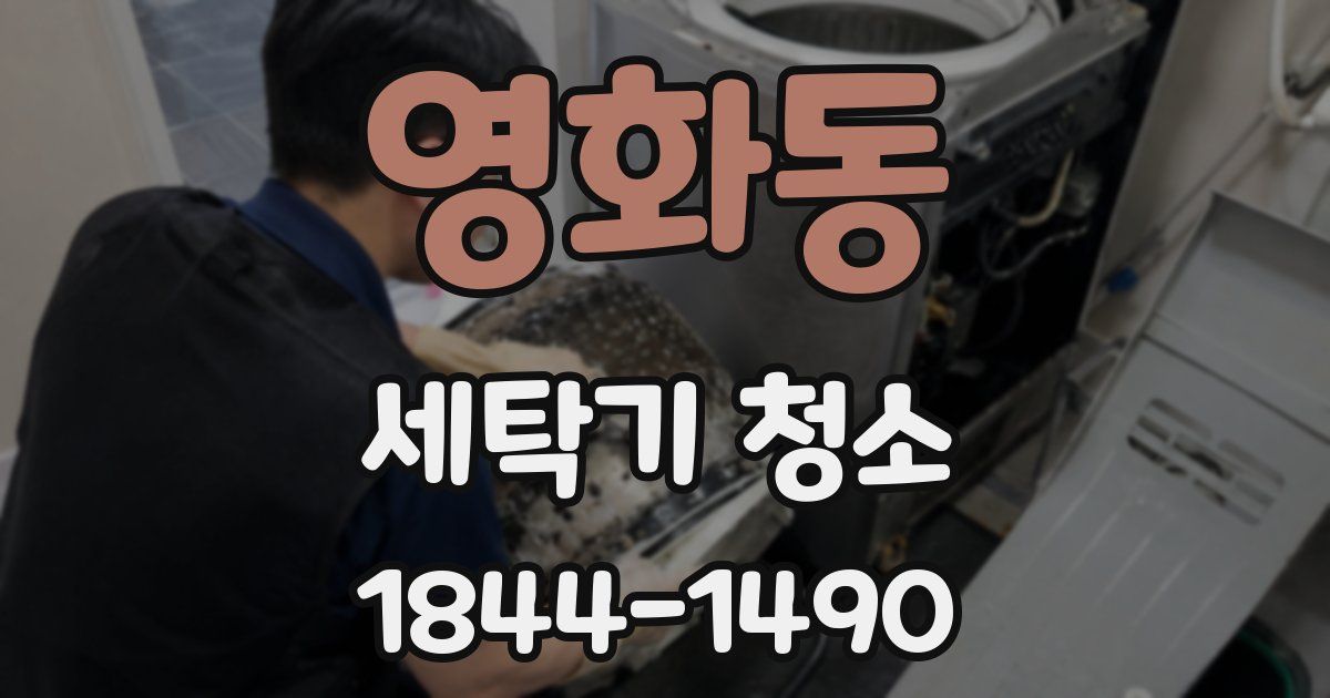 영화동 세탁기 청소