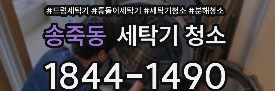 송죽동 세탁기 청소