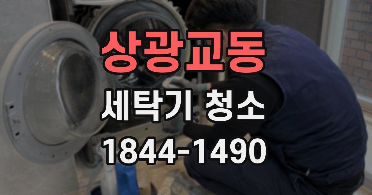 상광교동 세탁기 청소