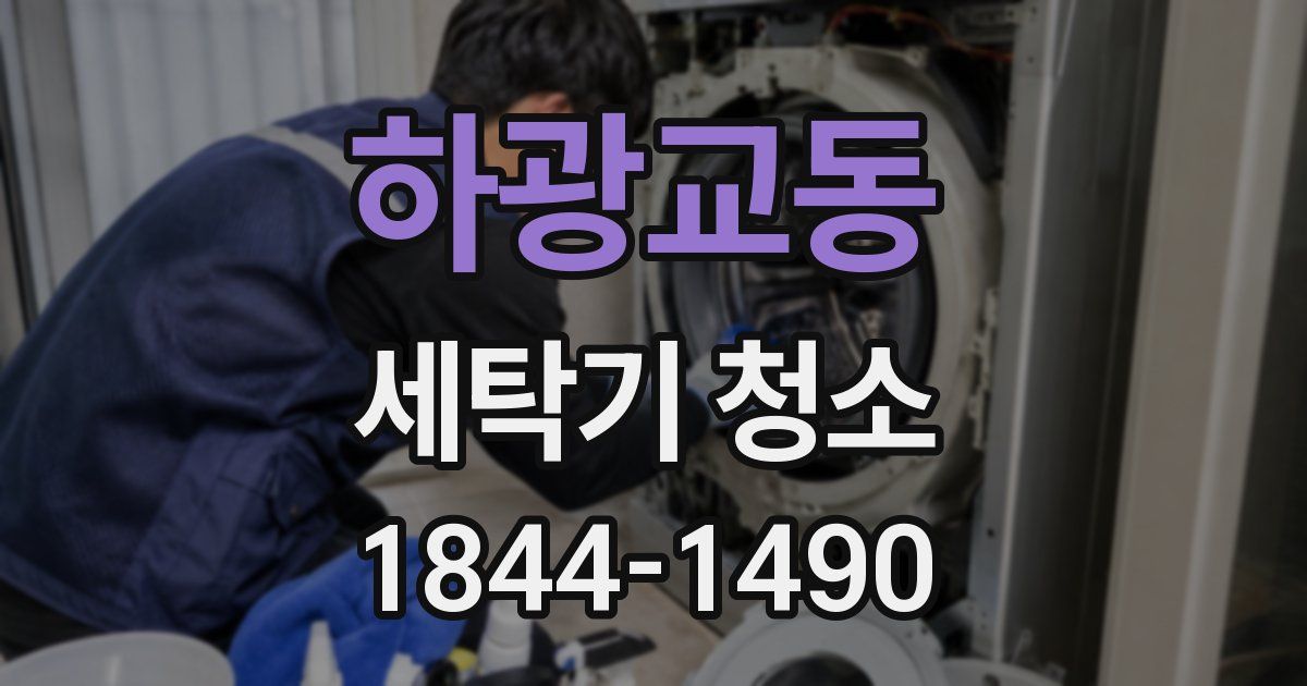 하광교동 세탁기 청소