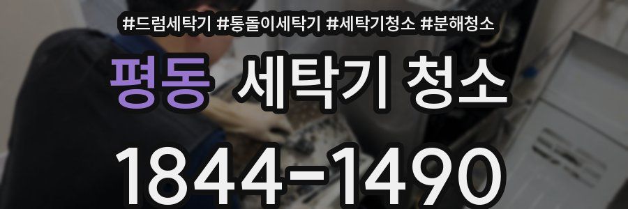 평동 세탁기 청소