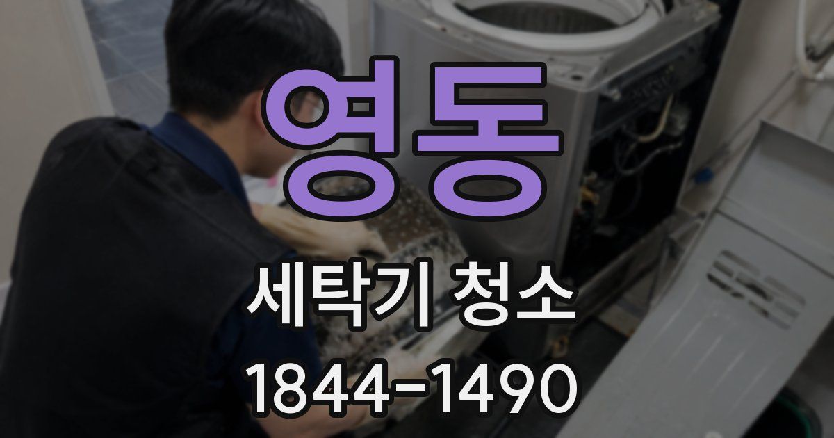 영동 세탁기 청소