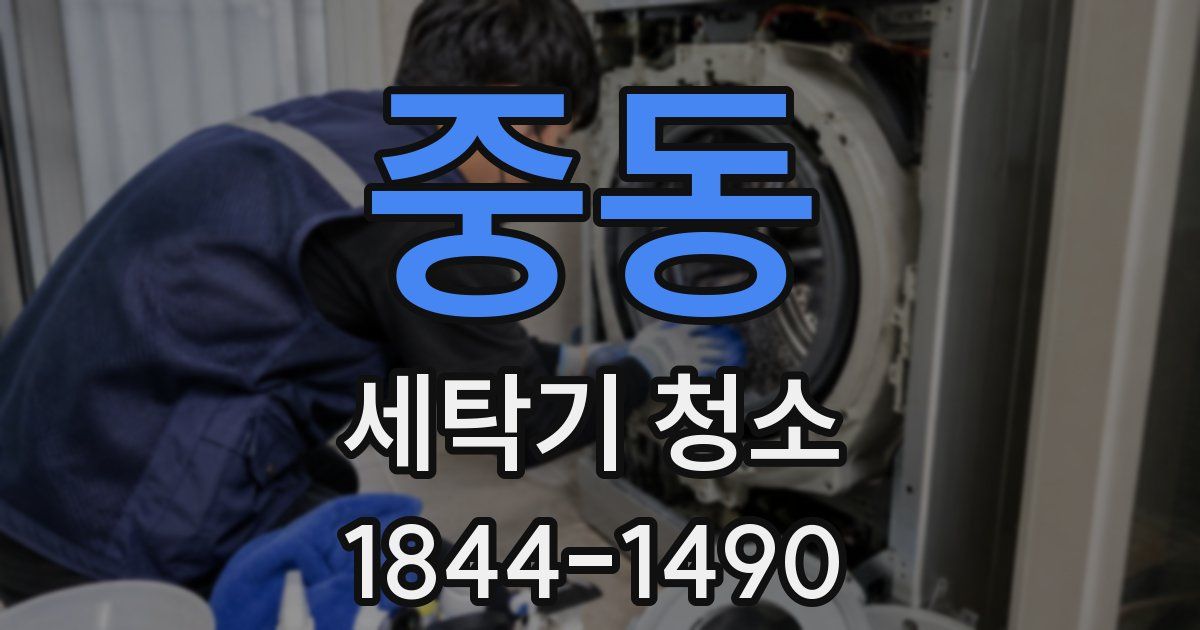 중동 세탁기 청소
