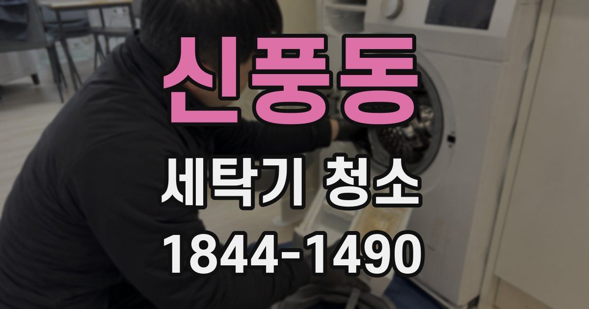신풍동 세탁기 청소