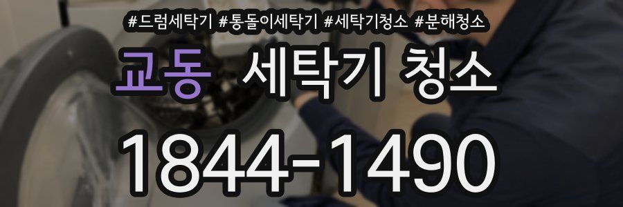 교동 세탁기 청소