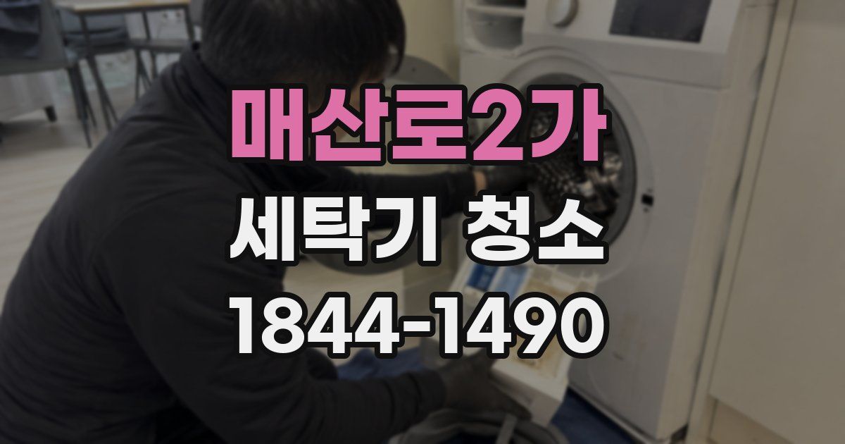 매산로2가 세탁기 청소