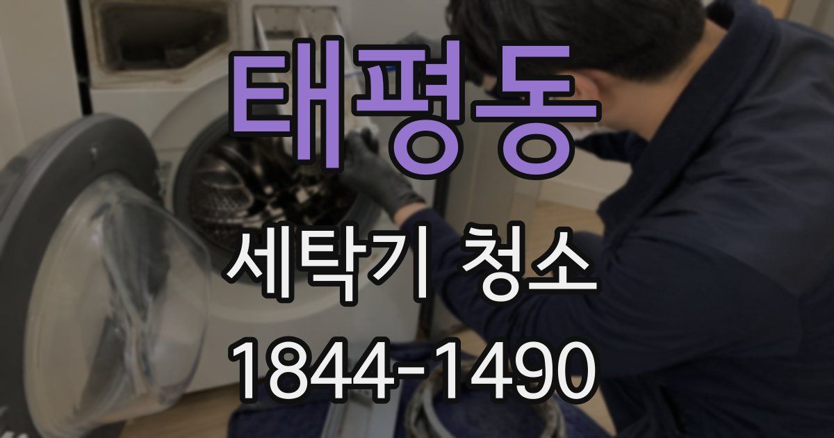 태평동 세탁기 청소