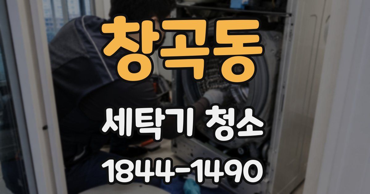 창곡동 세탁기 청소