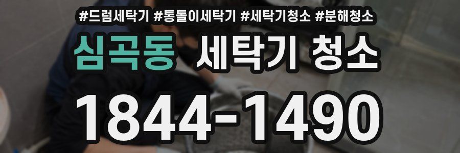 심곡동 세탁기 청소