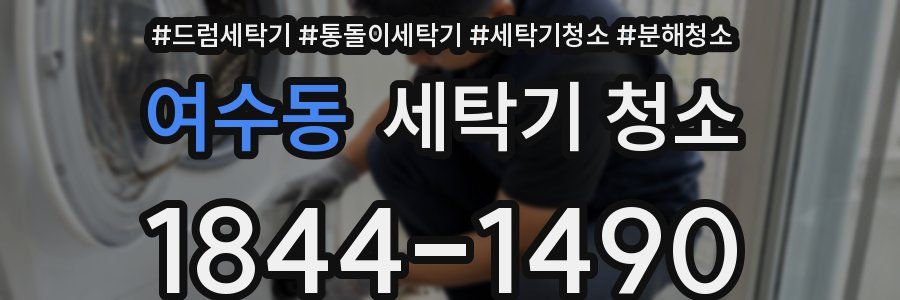 여수동 세탁기 청소