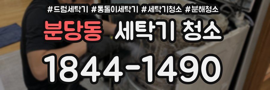 분당동 세탁기 청소