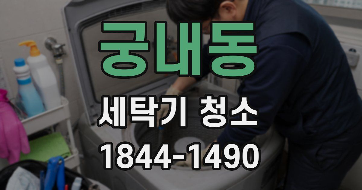 궁내동 세탁기 청소