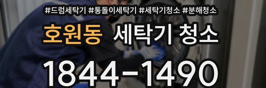 호원동 세탁기 청소