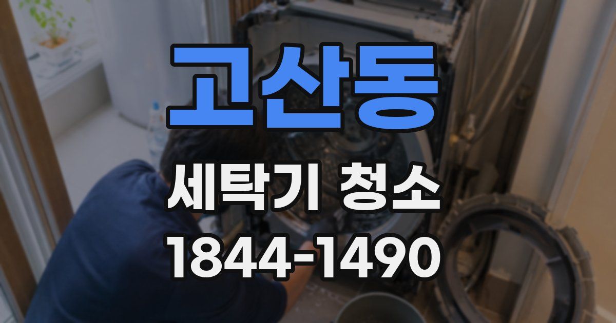 고산동 세탁기 청소