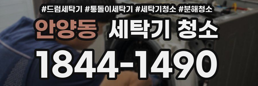 안양동 세탁기 청소