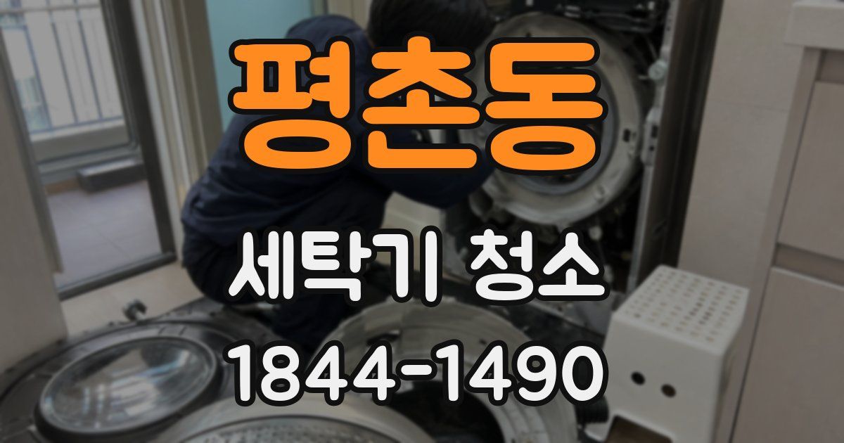 평촌동 세탁기 청소