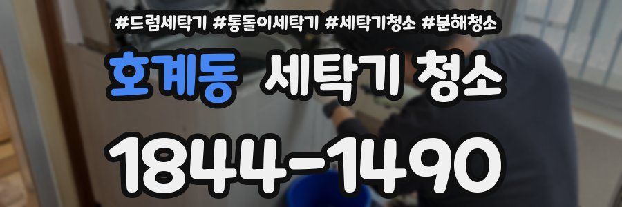 호계동 세탁기 청소