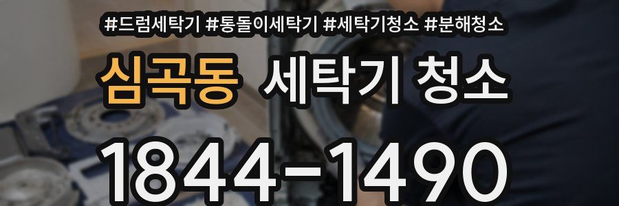 심곡동 세탁기 청소