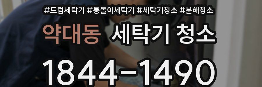 약대동 세탁기 청소