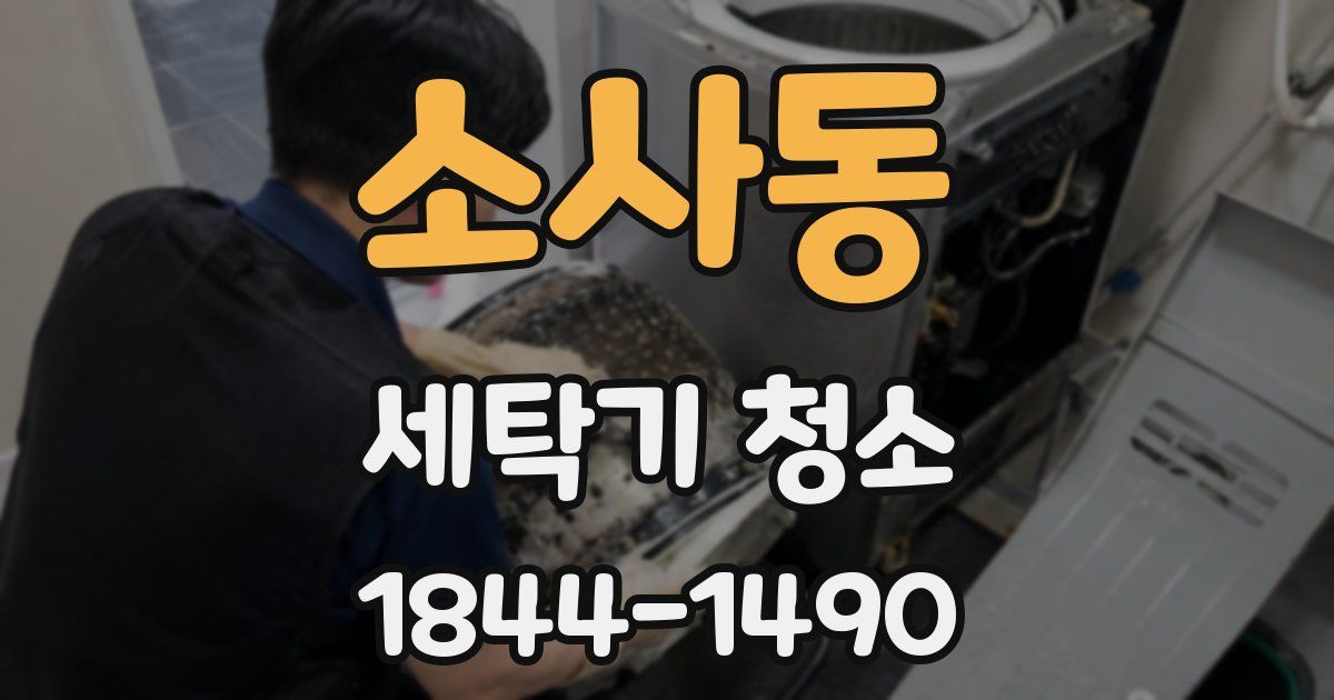 소사동 세탁기 청소