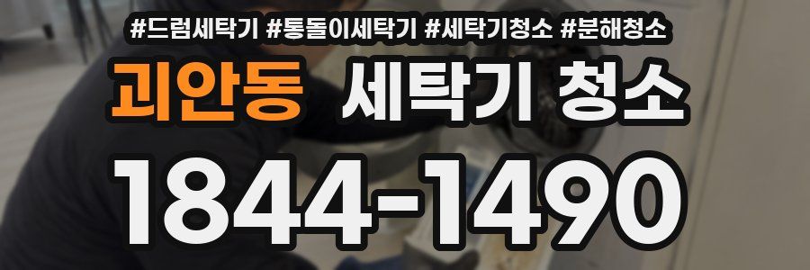 괴안동 세탁기 청소