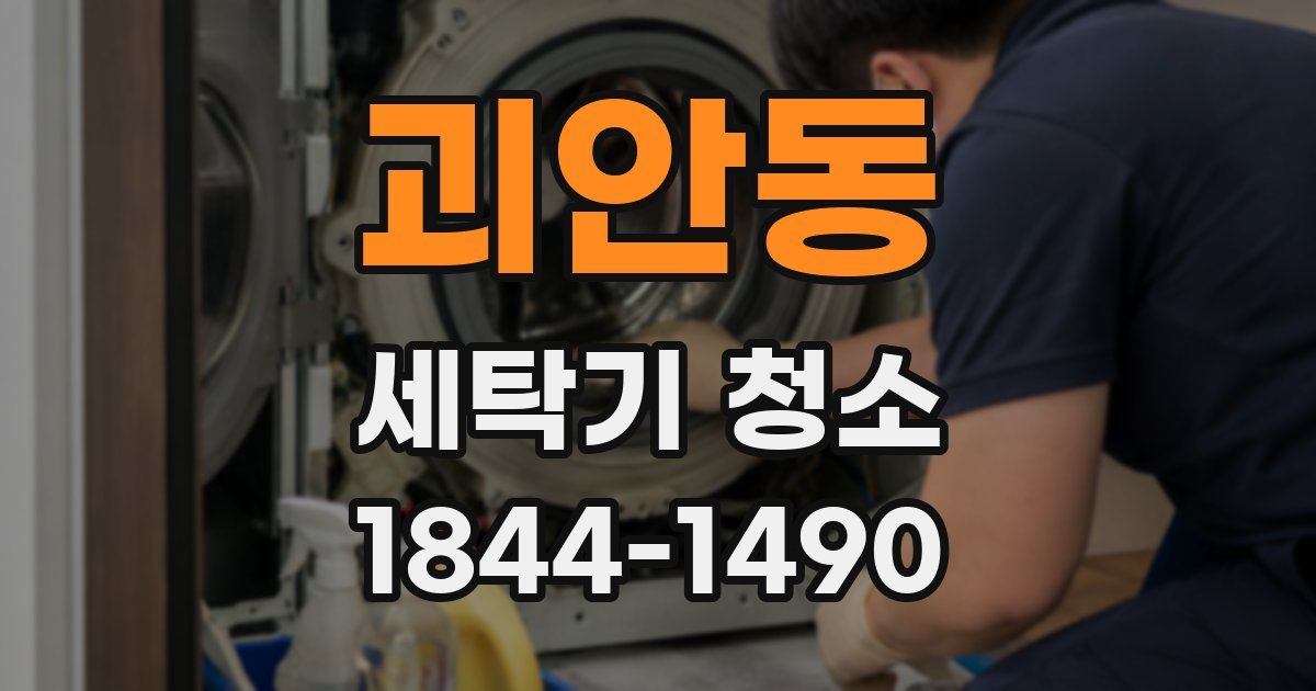 괴안동 세탁기 청소