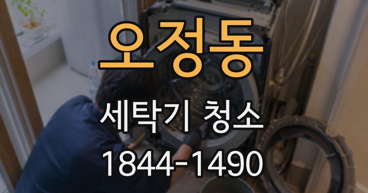 오정동 세탁기 청소