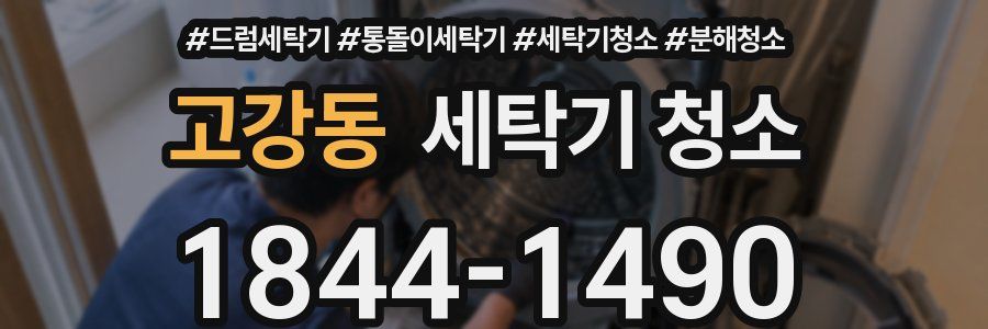 고강동 세탁기 청소