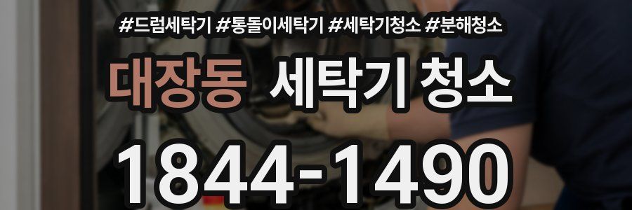대장동 세탁기 청소