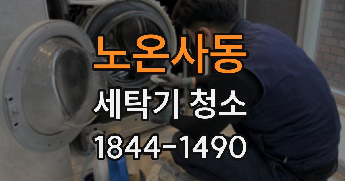 노온사동 세탁기 청소